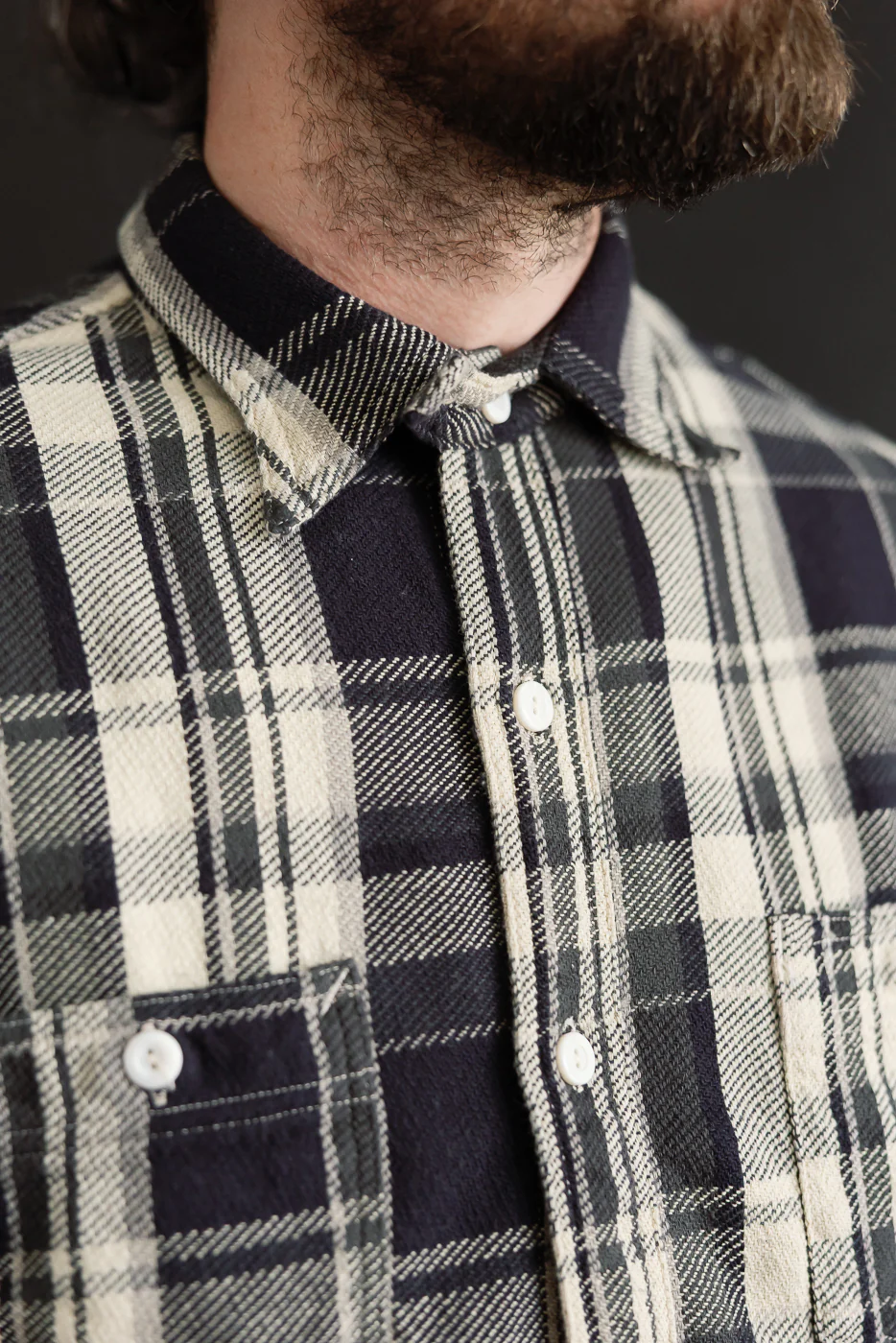 3217-FP1 - St. Louis Cotton Flannel Plaid - Grey - Image 16