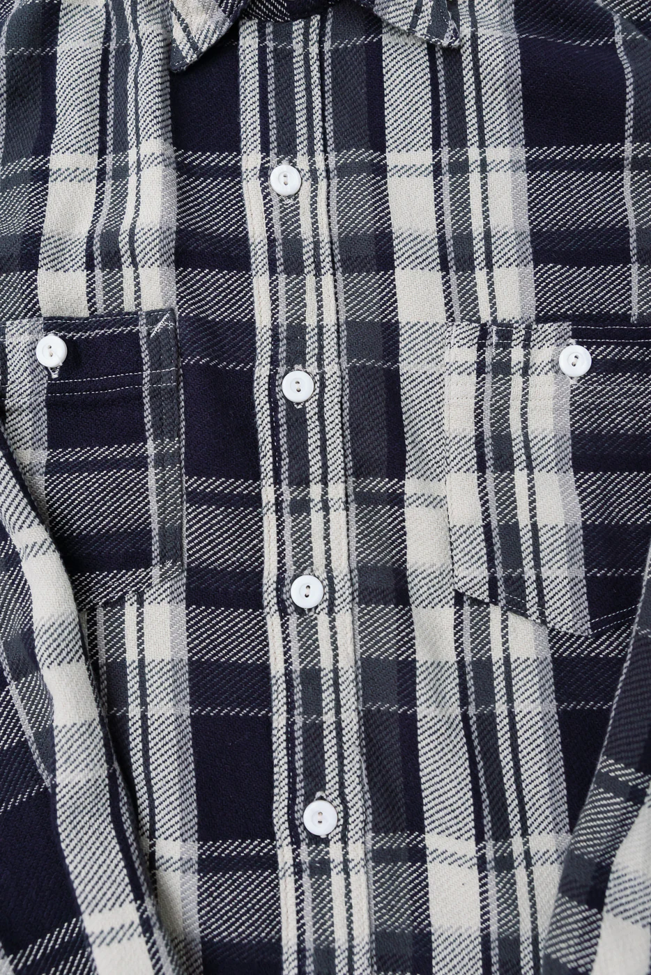 3217-FP1 - St. Louis Cotton Flannel Plaid - Grey - Image 3
