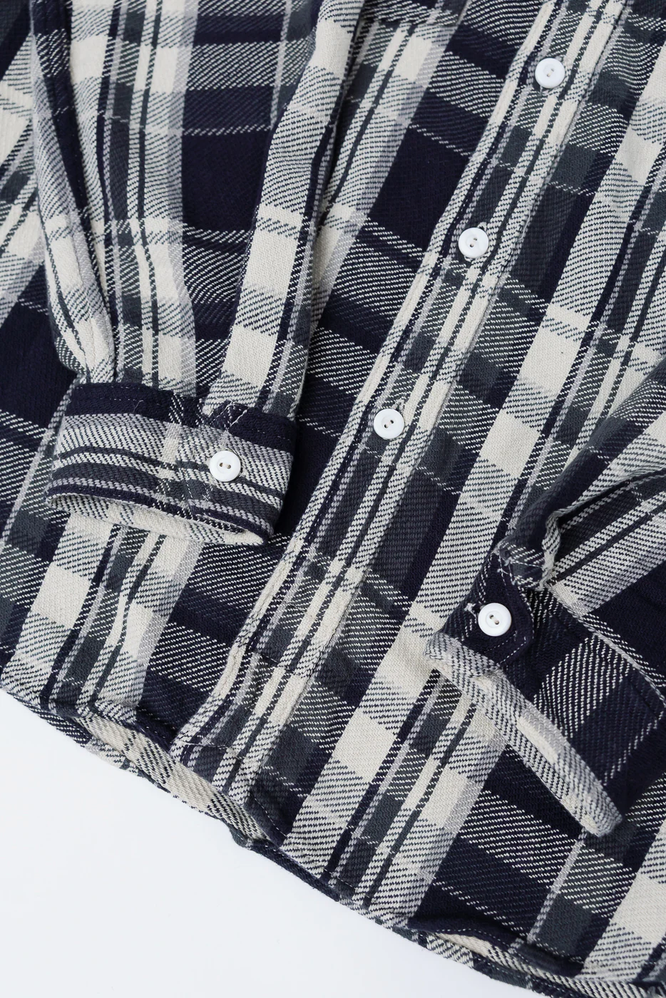 3217-FP1 - St. Louis Cotton Flannel Plaid - Grey - Image 4