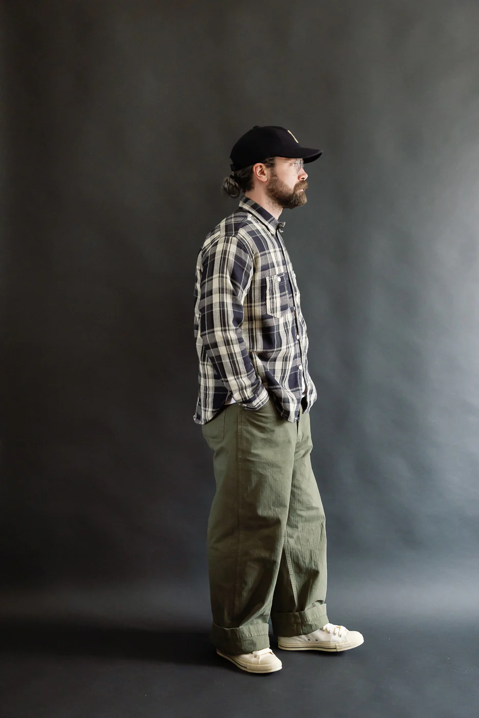 3217-FP1 - St. Louis Cotton Flannel Plaid - Grey - Image 7