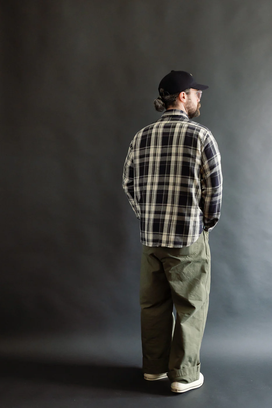 3217-FP1 - St. Louis Cotton Flannel Plaid - Grey - Image 8