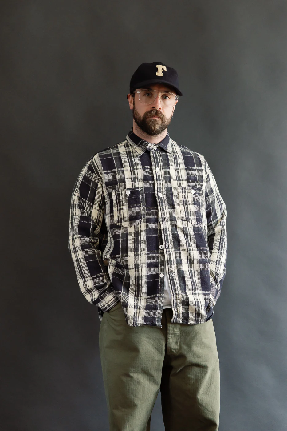 3217-FP1 - St. Louis Cotton Flannel Plaid - Grey - Image 9