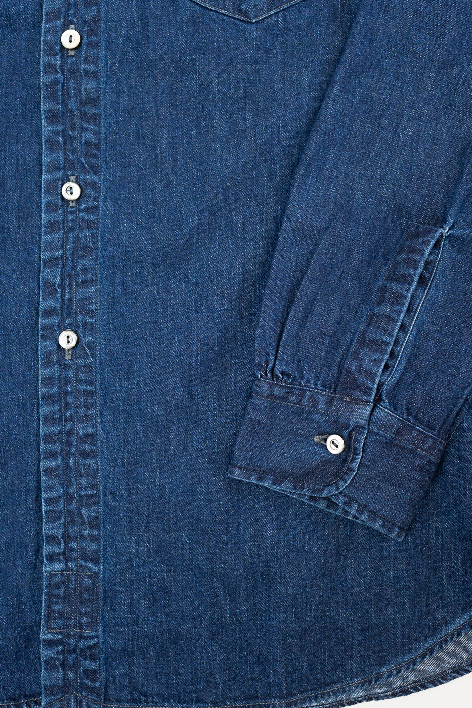 3220B-8DW - Neutra 5 Band Chambray - Deep Indigo - Image 4
