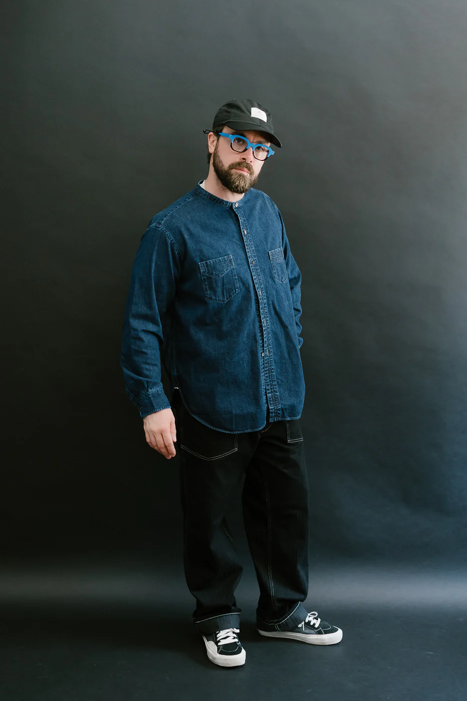 3220B-8DW - Neutra 5 Band Chambray - Deep Indigo - Image 7