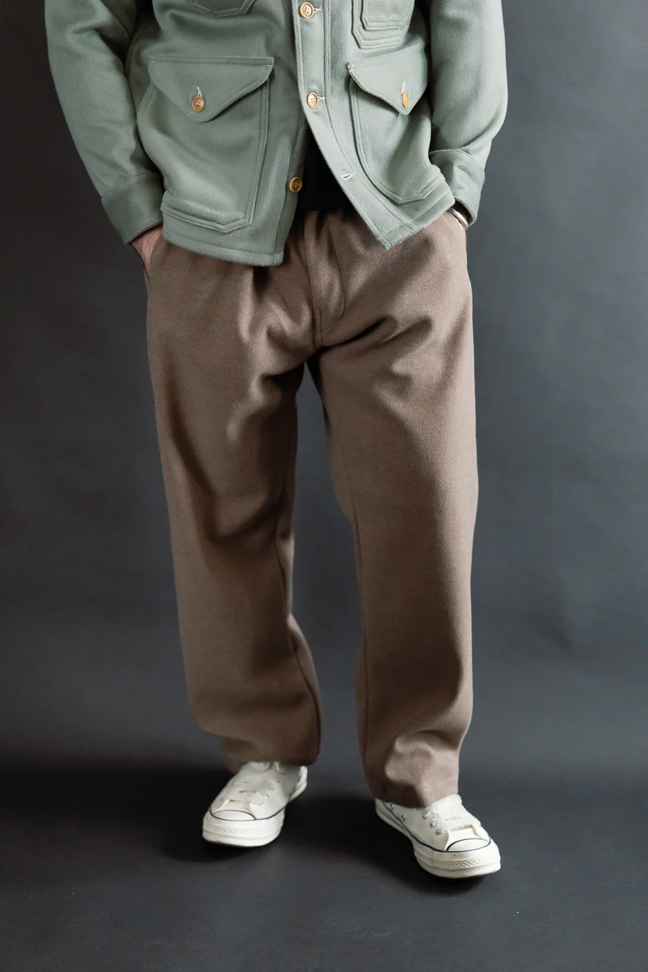 3307CP-SSM Post Coach Pants "Supersoft" Sweat Cloth - Mouton - Image 10