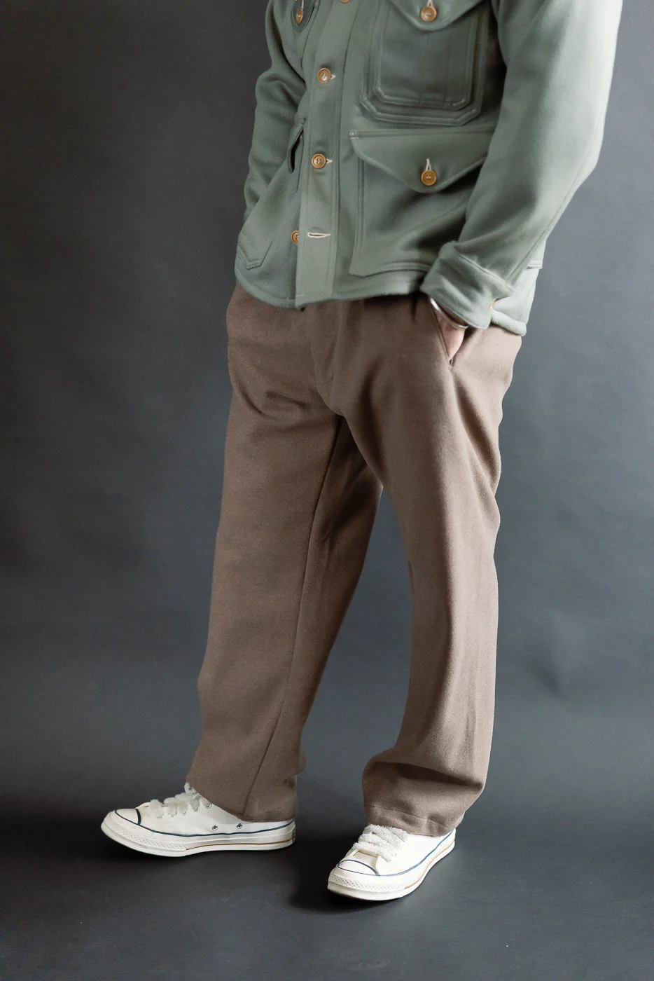 3307CP-SSM Post Coach Pants "Supersoft" Sweat Cloth - Mouton - Image 11