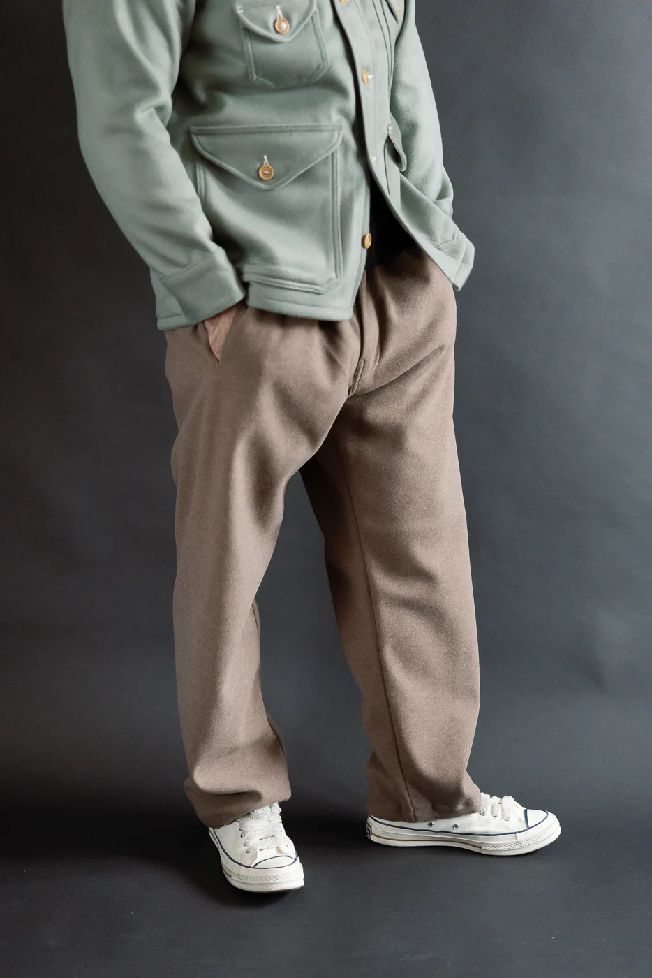 3307CP-SSM Post Coach Pants "Supersoft" Sweat Cloth - Mouton - Image 14