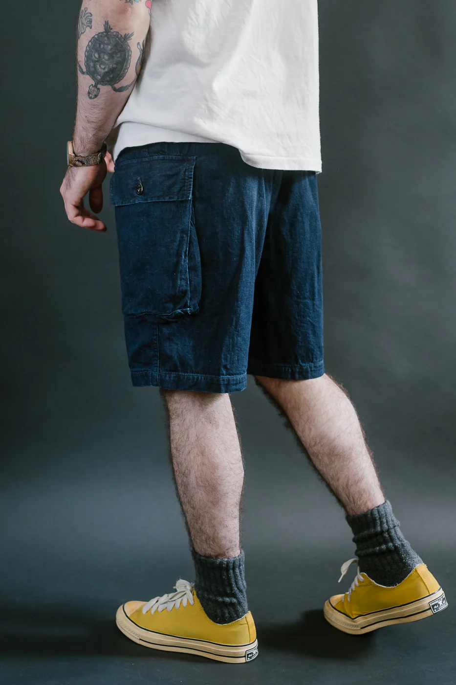 3308S-8DI - E-Z Walkabout Shorts 8oz Denim - Deep Indigo Wash - Image 12