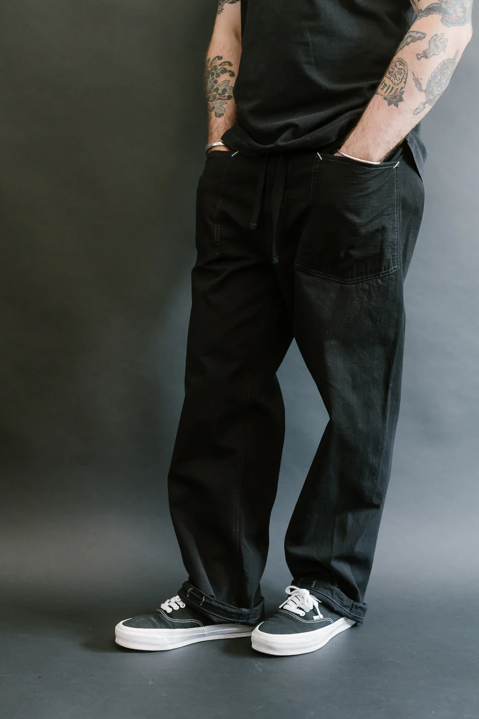 3313-DRC - E-Z Army-Navy Pants 2 Ripstop Dobby - Charcoal - Image 11