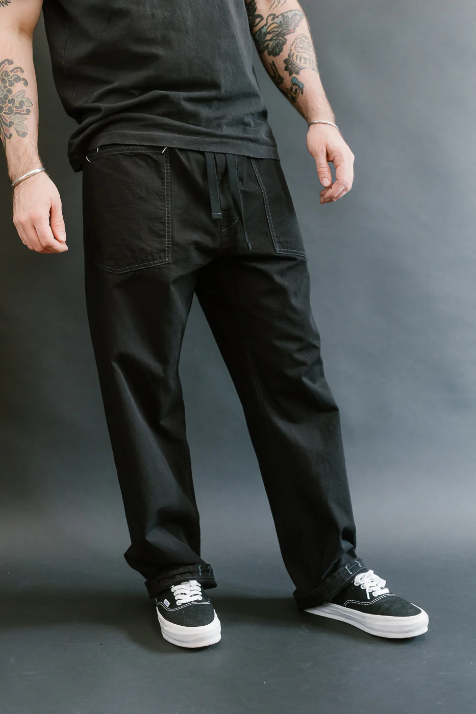 3313-DRC - E-Z Army-Navy Pants 2 Ripstop Dobby - Charcoal - Image 15
