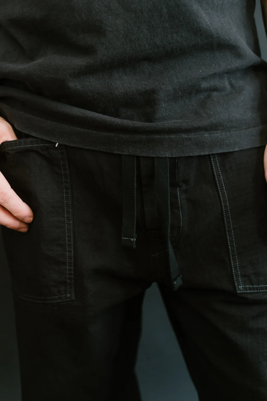 3313-DRC - E-Z Army-Navy Pants 2 Ripstop Dobby - Charcoal - Image 16