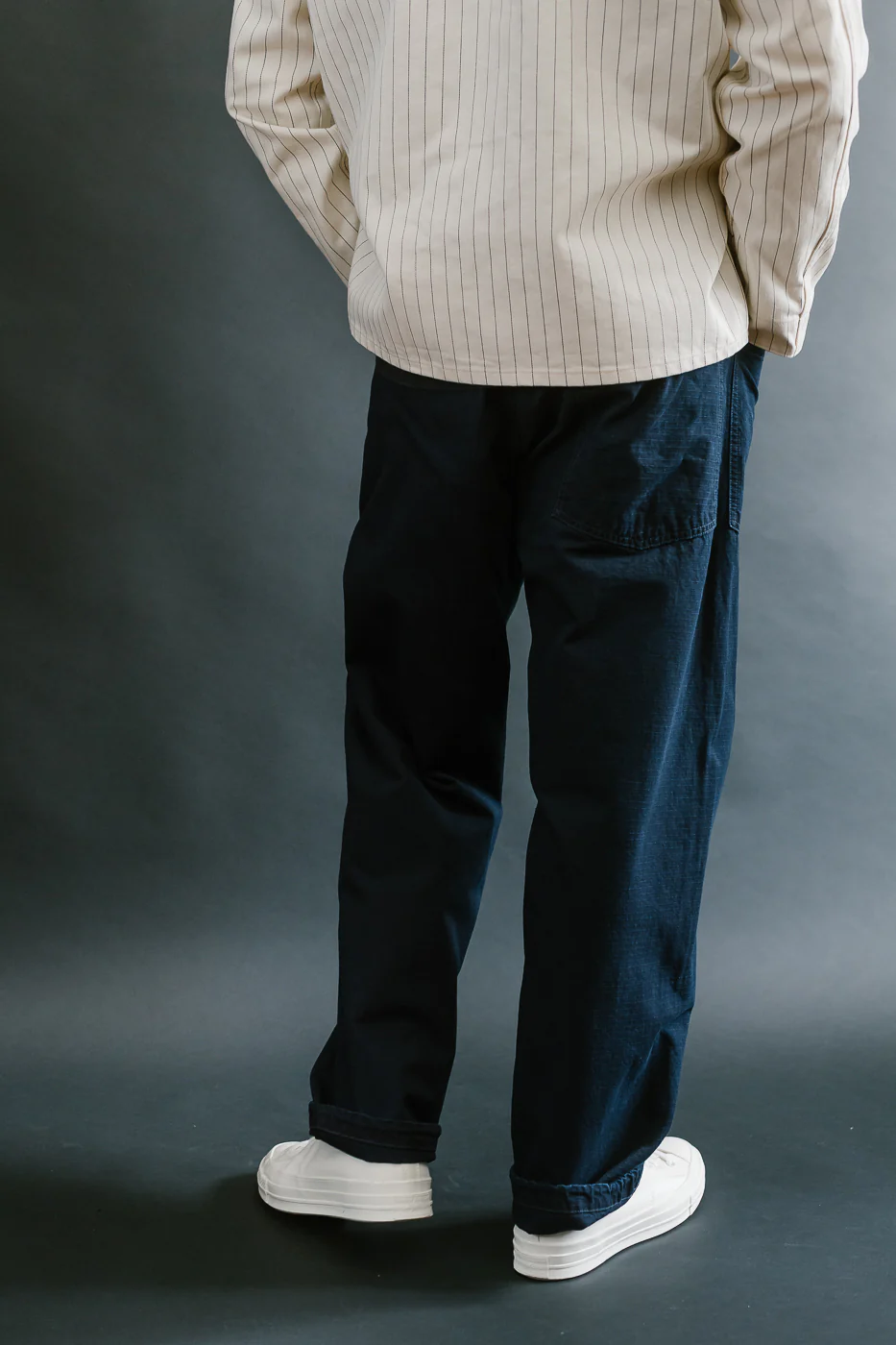 3313-DRI - E-Z Army-Navy Pants 2 Ripstop Dobby - Indigo Deep Wash - Image 15
