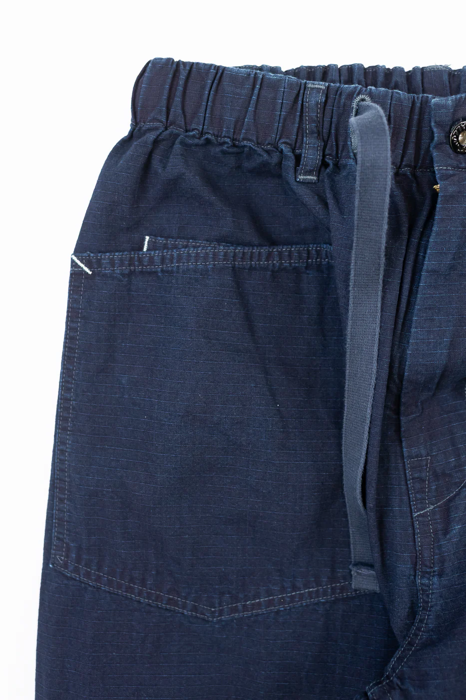 3313-DRI - E-Z Army-Navy Pants 2 Ripstop Dobby - Indigo Deep Wash - Image 3