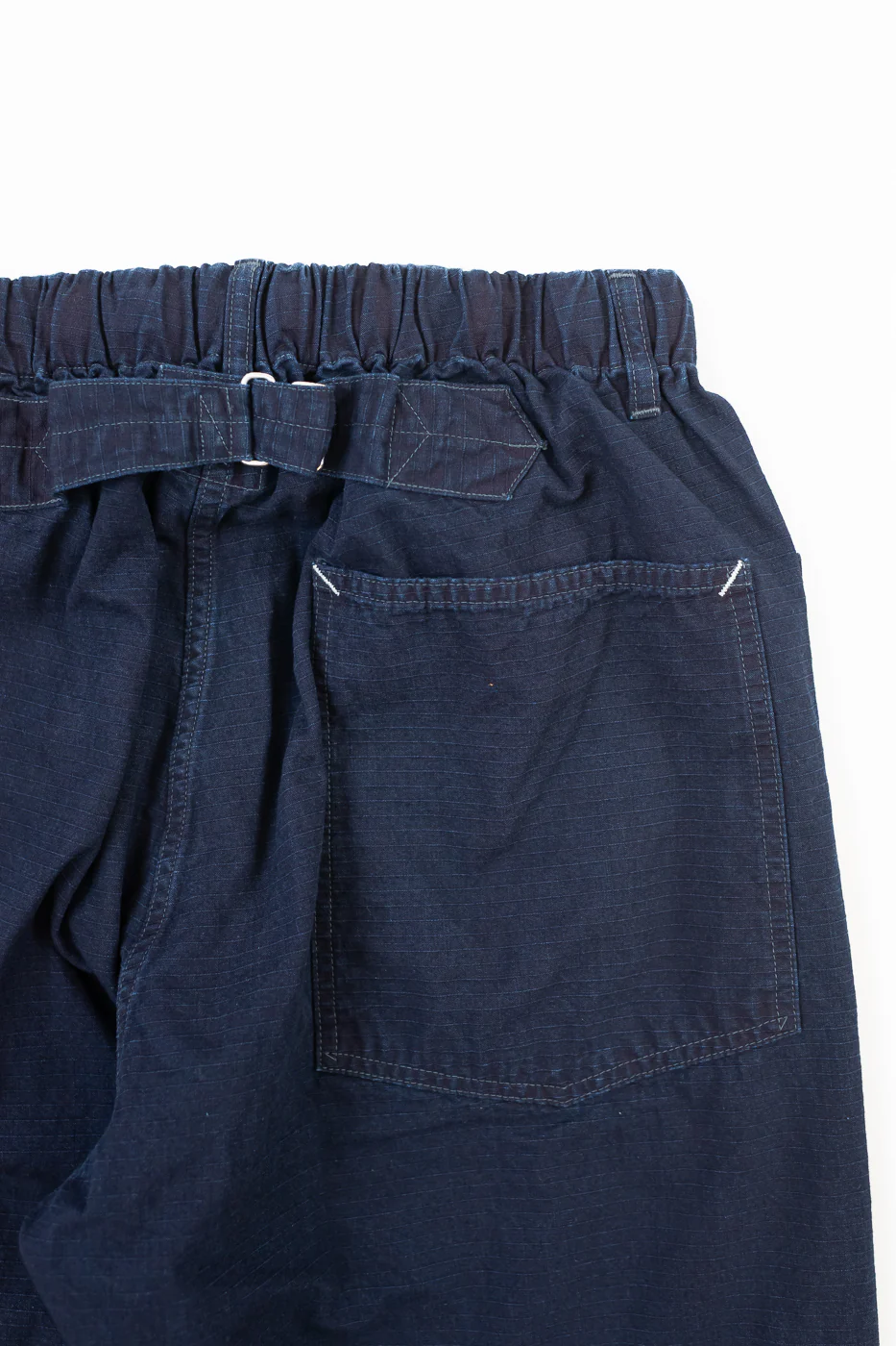 3313-DRI - E-Z Army-Navy Pants 2 Ripstop Dobby - Indigo Deep Wash - Image 4