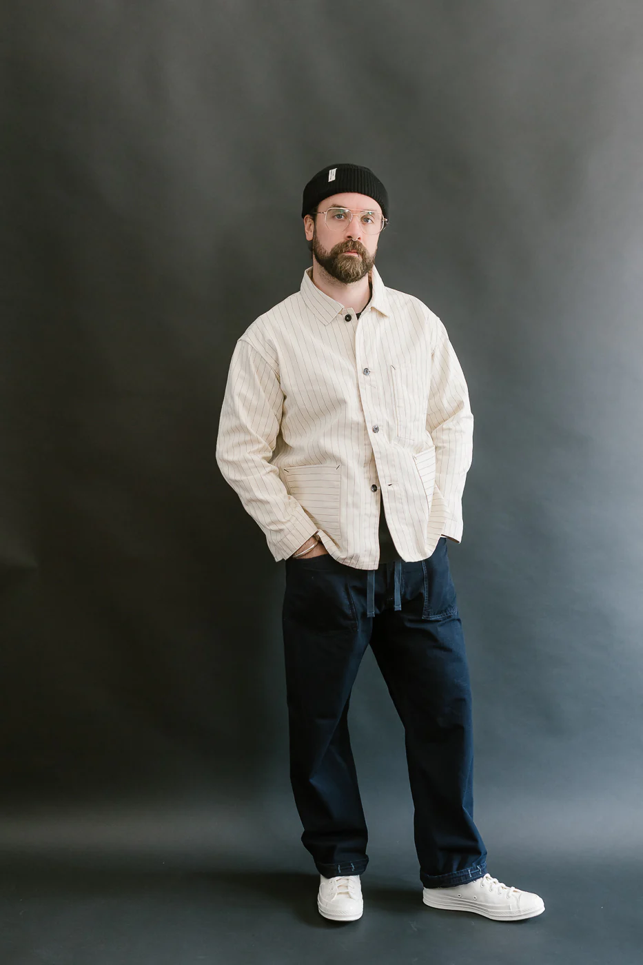 3313-DRI - E-Z Army-Navy Pants 2 Ripstop Dobby - Indigo Deep Wash - Image 7