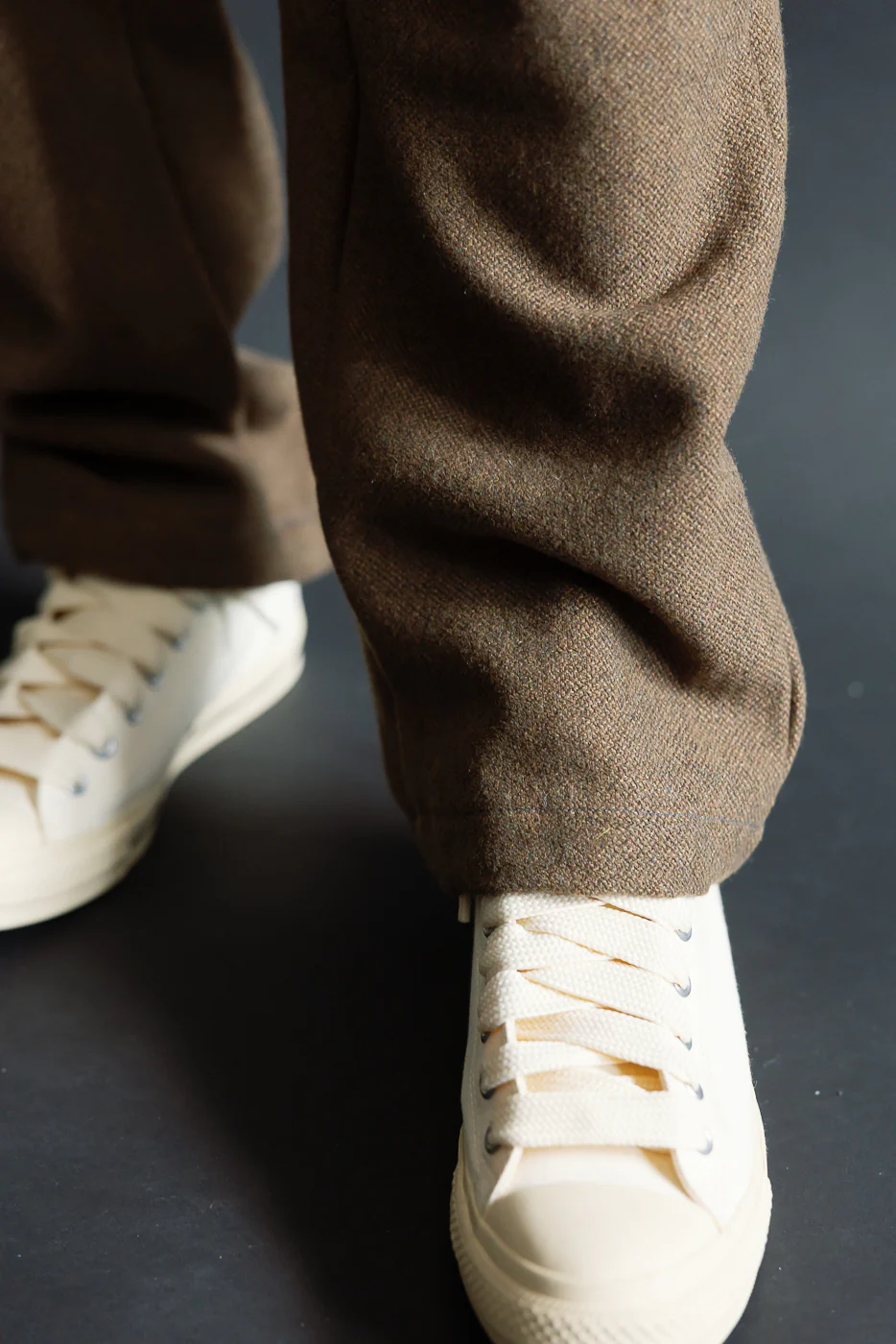 3315-BTB - EZ Lax 4 Basket Tweed Pants - Brown - Image 7
