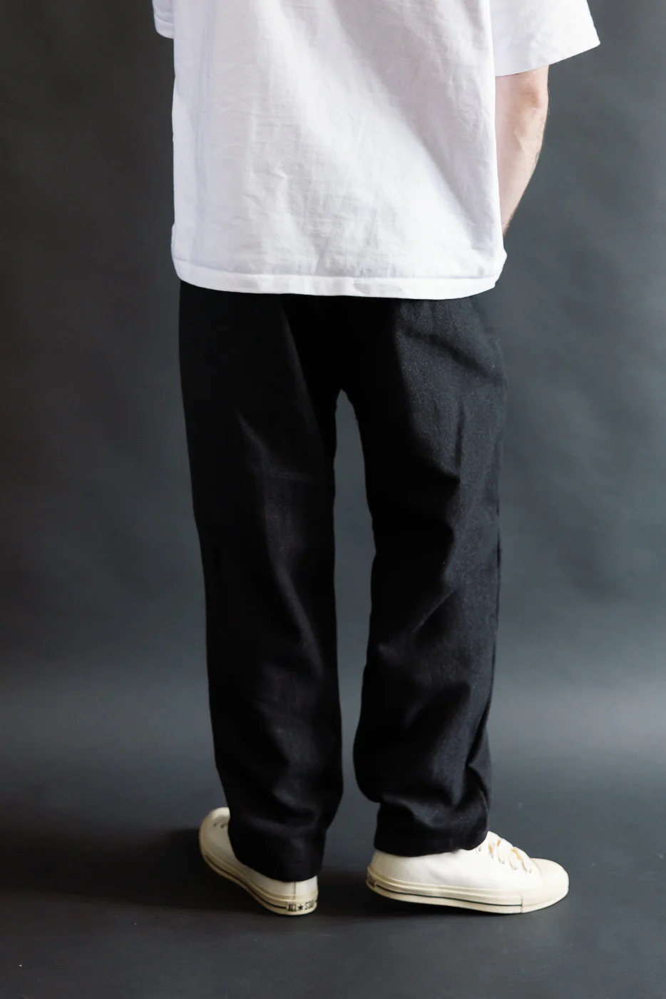 3315-BTC - EZ Lax 4 Basket Tweed Pants - Charcoal - Image 12