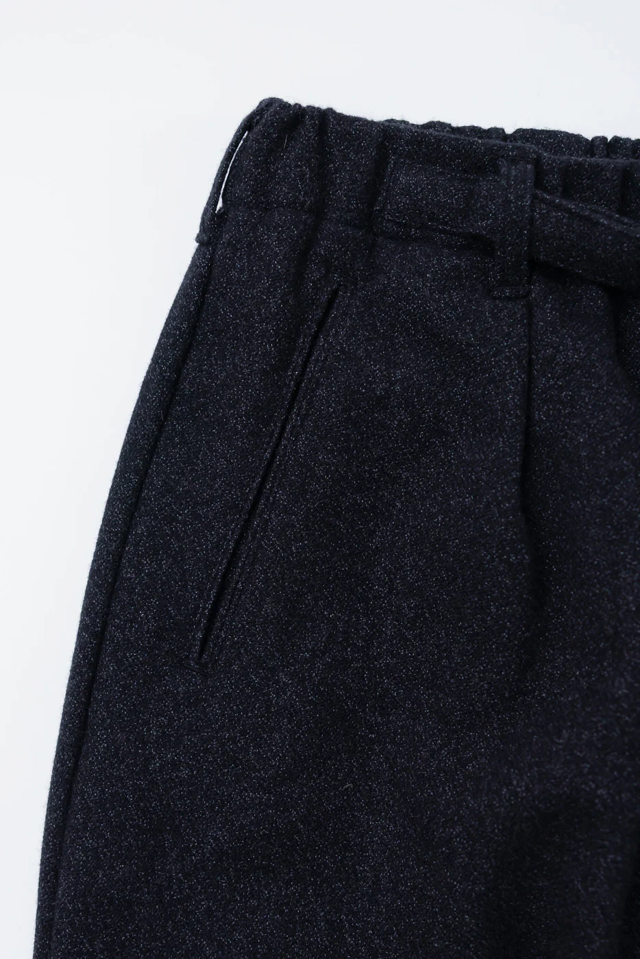 3315-BTC - EZ Lax 4 Basket Tweed Pants - Charcoal - Image 3