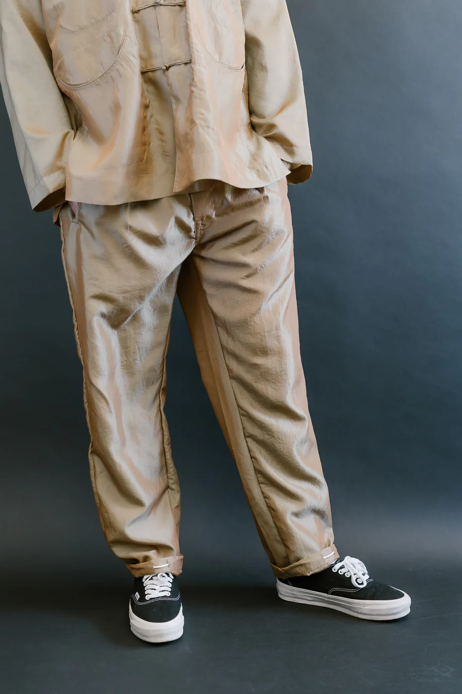 3315-MTK - E-Z Lax 4 Metallic Taffeta - Khaki - Image 17