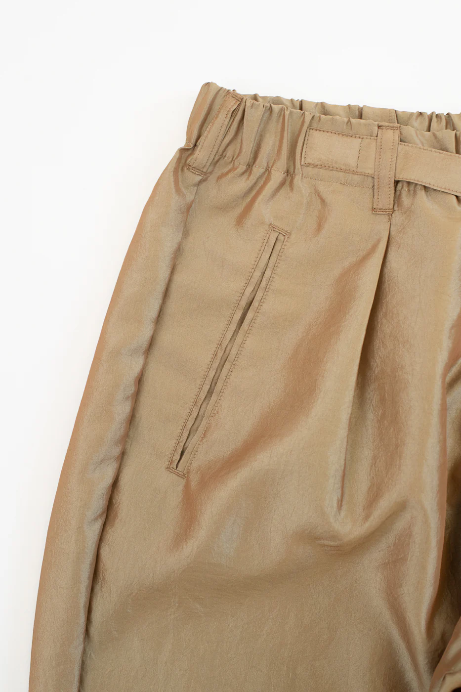 3315-MTK - E-Z Lax 4 Metallic Taffeta - Khaki - Image 3