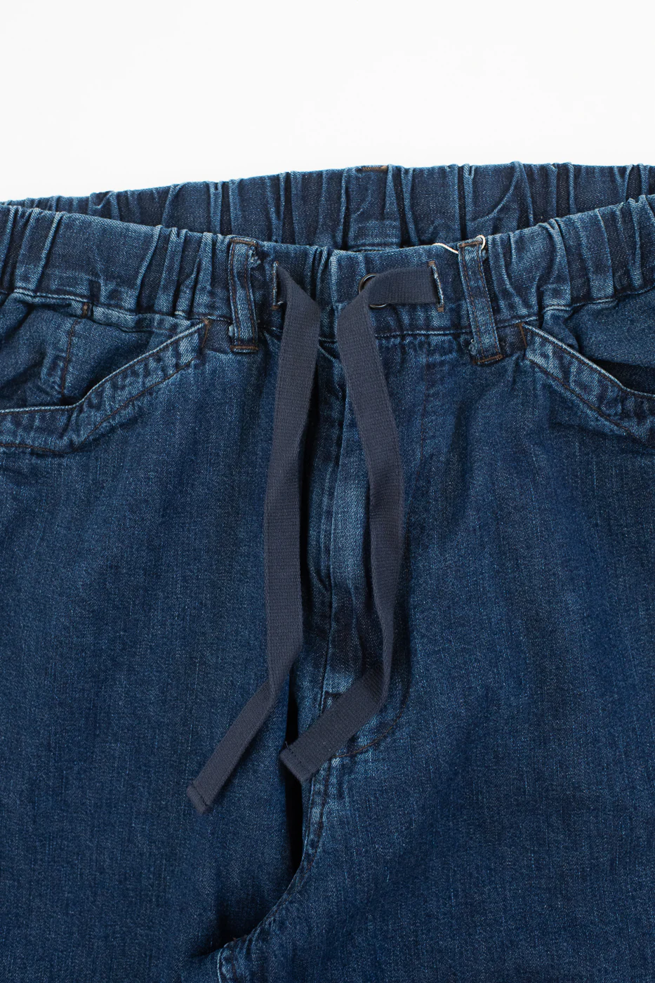 3319-8DI - E-Z Chinois De Luxe 8oz Denim Pants - Deep Wash Indigo - Image 2