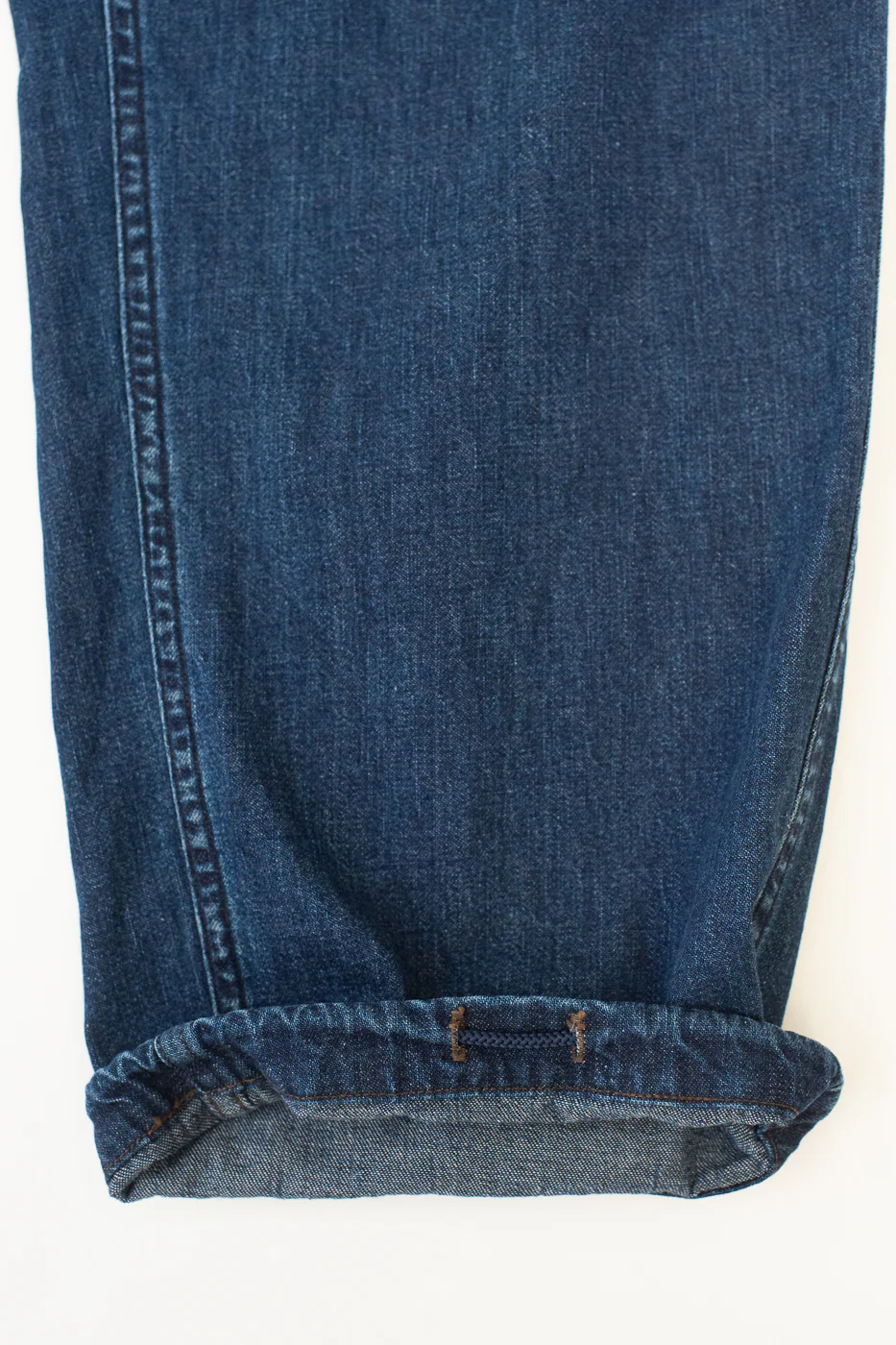 3319-8DI - E-Z Chinois De Luxe 8oz Denim Pants - Deep Wash Indigo - Image 4