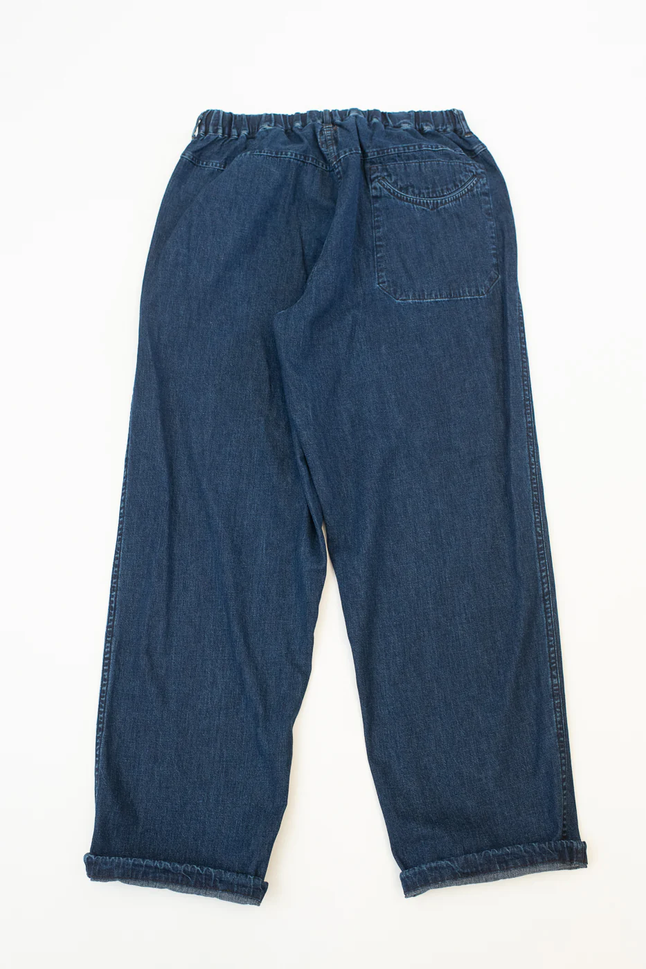 3319-8DI - E-Z Chinois De Luxe 8oz Denim Pants - Deep Wash Indigo - Image 6