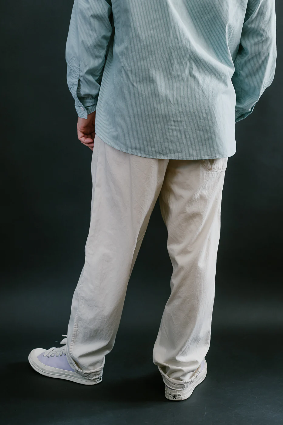 3319-VTN - E-Z Chinois De Luxe Vintage Twill Pants - Natural - Image 13