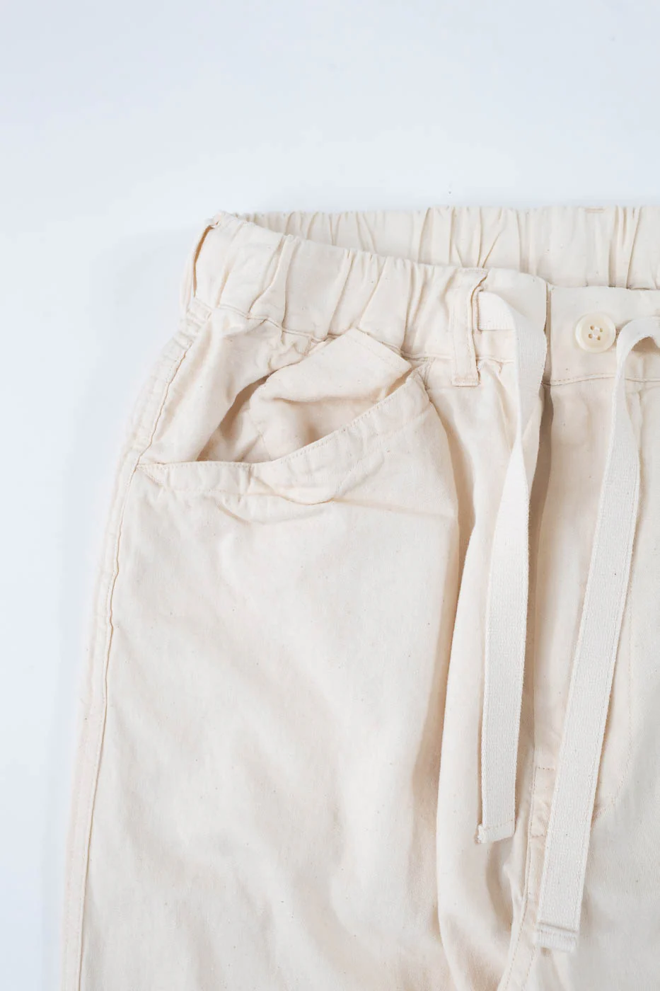 3319-VTN - E-Z Chinois De Luxe Vintage Twill Pants - Natural - Image 4
