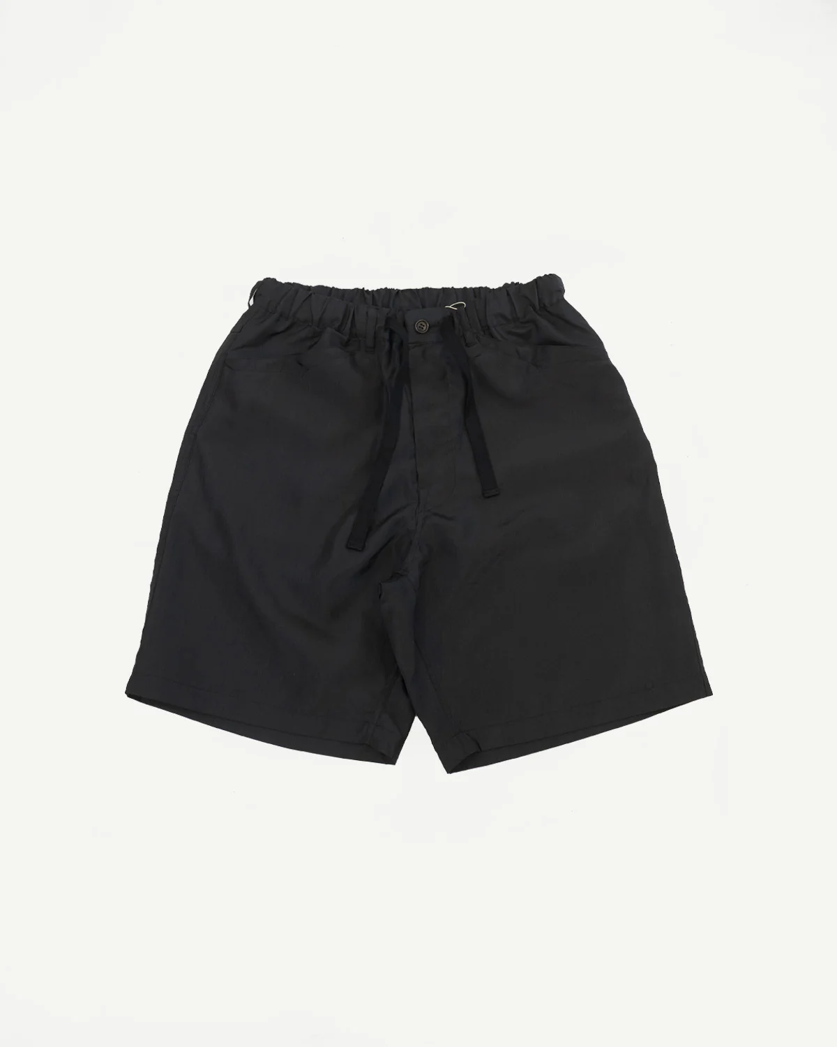 3319S-MTB - Chinois De Luxe Shorts Metallic Taffeta - Black