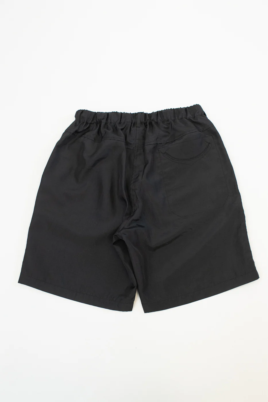 3319S-MTB - Chinois De Luxe Shorts Metallic Taffeta - Black - Image 5