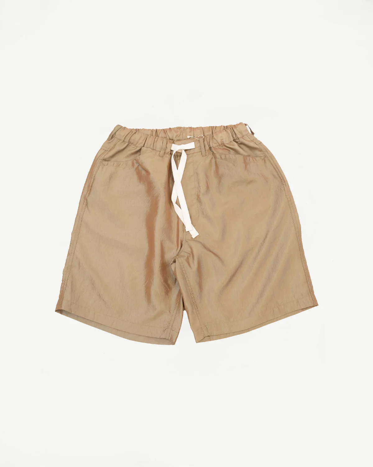 3319S-MTK - E-Z Chinois De-Luxe Shorts Metallic Taffeta - Khaki