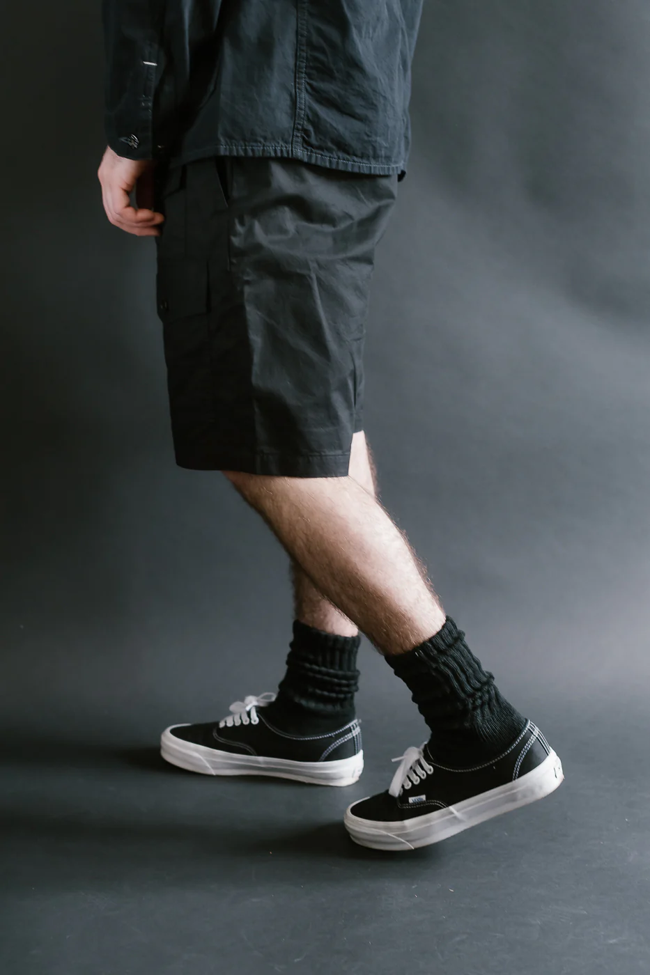 3322S-MP4 - Town & Country Shorts Medium Weight Poplin - Black - Image 12