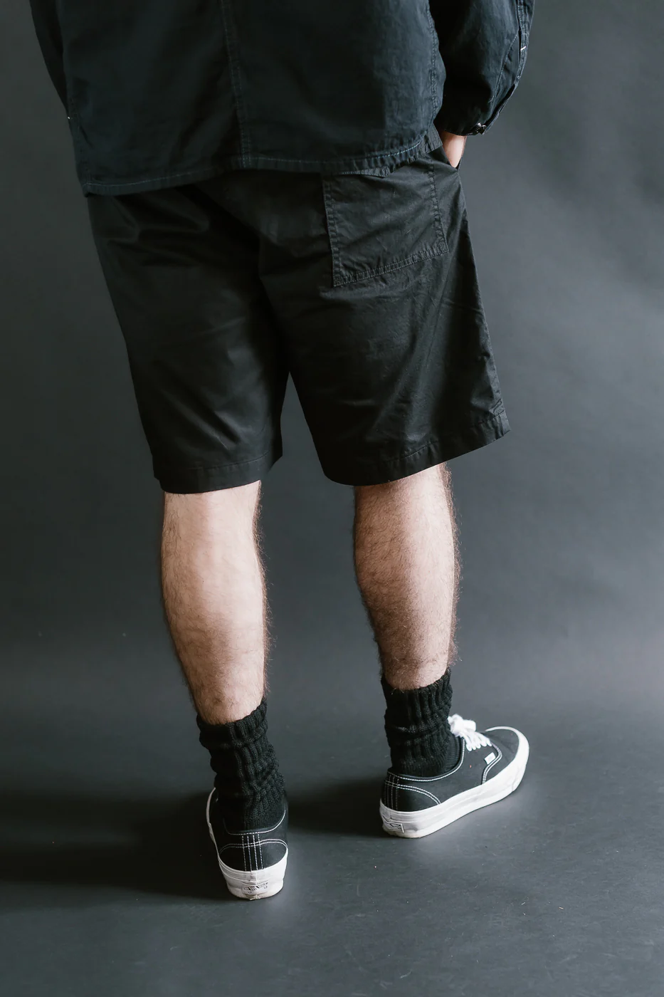 3322S-MP4 - Town & Country Shorts Medium Weight Poplin - Black - Image 14