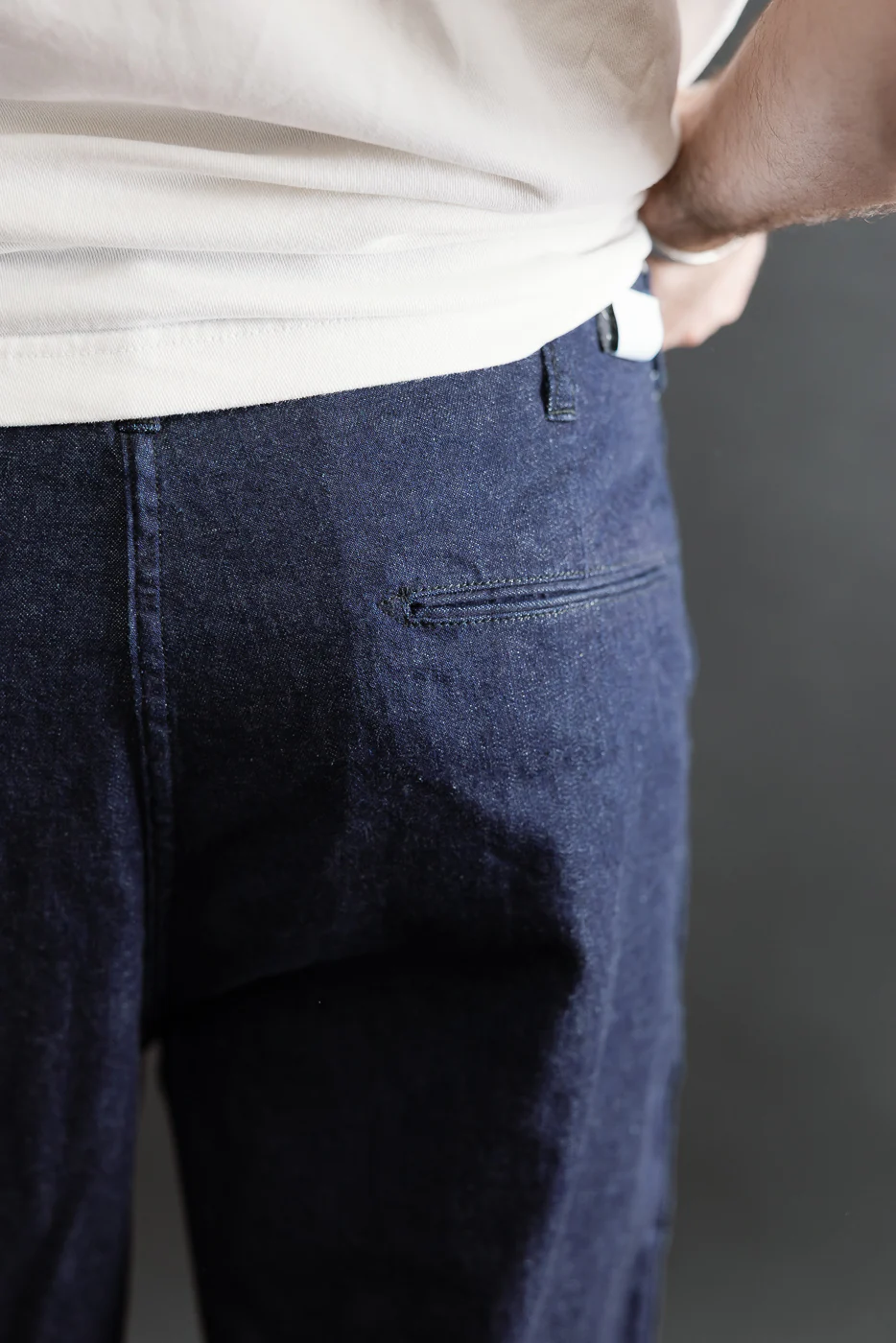3326-8DI - California Pegtop Pants 8oz Denim - Dark Indigo - Image 14