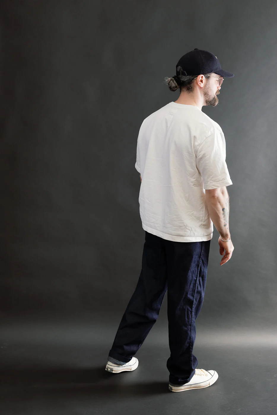 3326-8DI - California Pegtop Pants 8oz Denim - Dark Indigo - Image 9