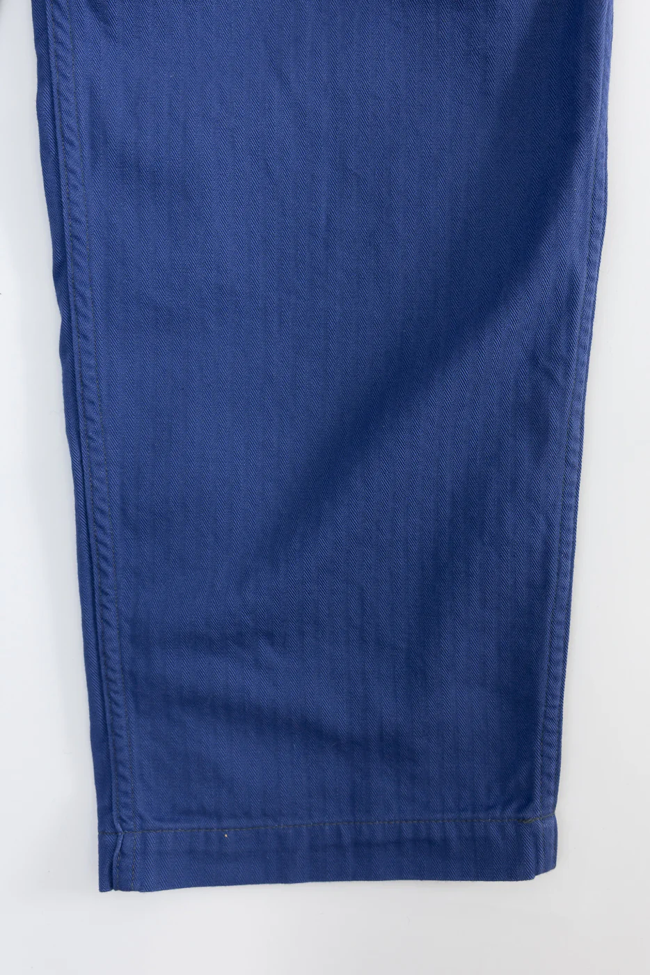 3326-MH6 - California Pegtop Pants Mini HBT - Blue - Image 5