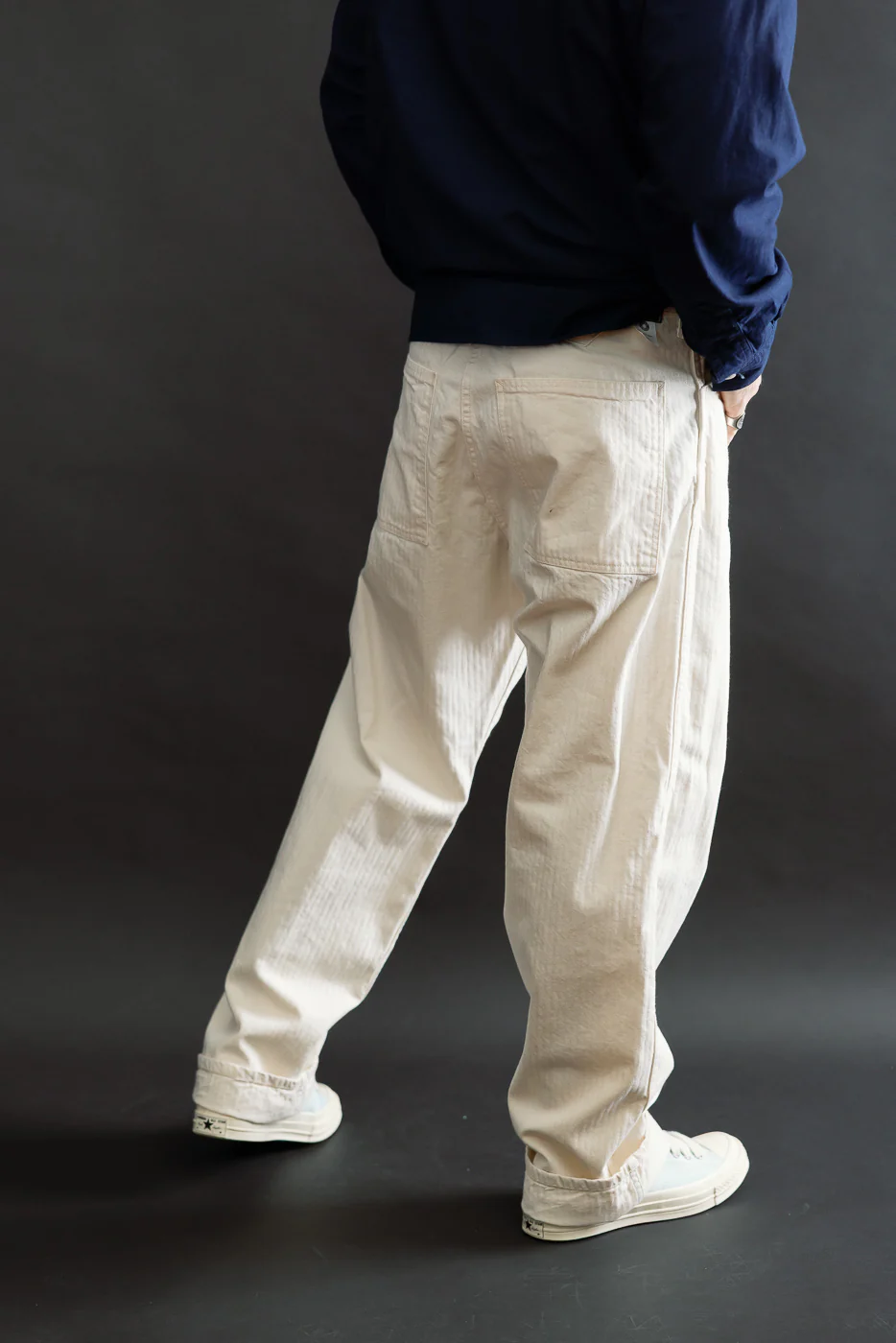 3327-MH4 - Sweetbear Band Top Mini HBT - Natural - Image 14