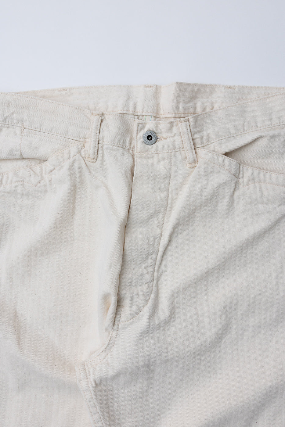 3327-MH4 - Sweetbear Band Top Mini HBT - Natural - Image 2