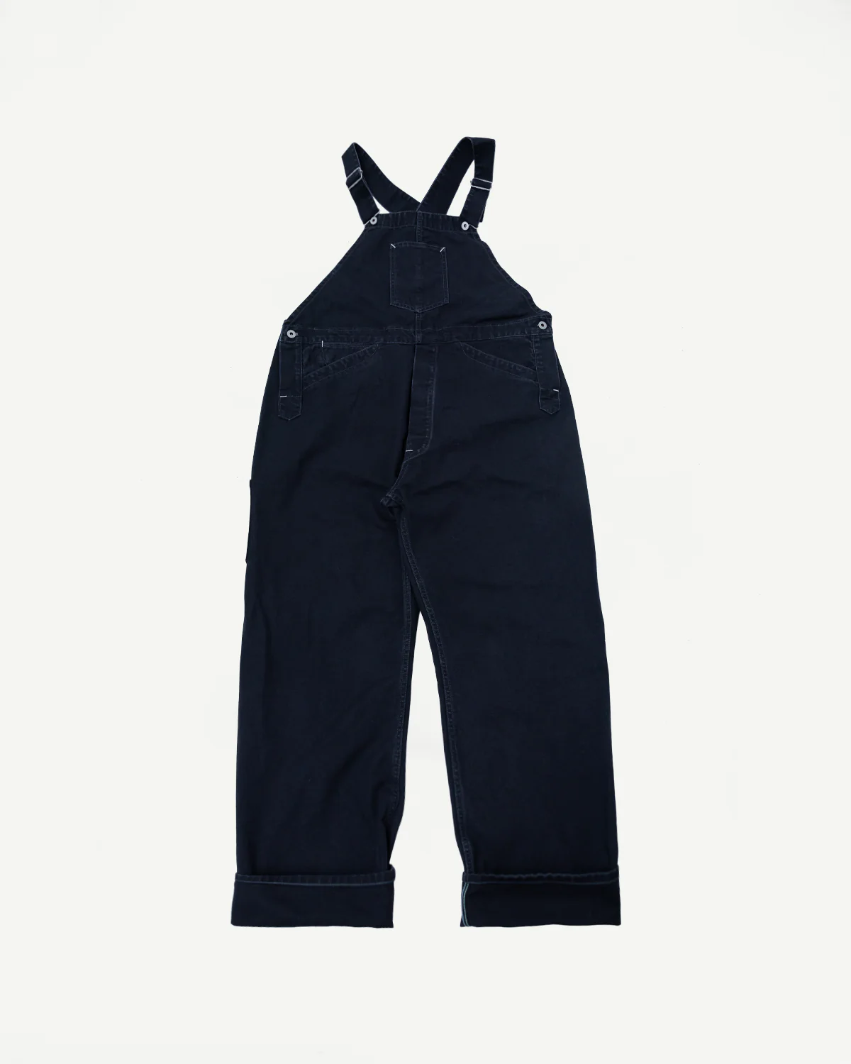 3401-PCB - Post 46 Overalls Pigment Dyed Canvas - Black