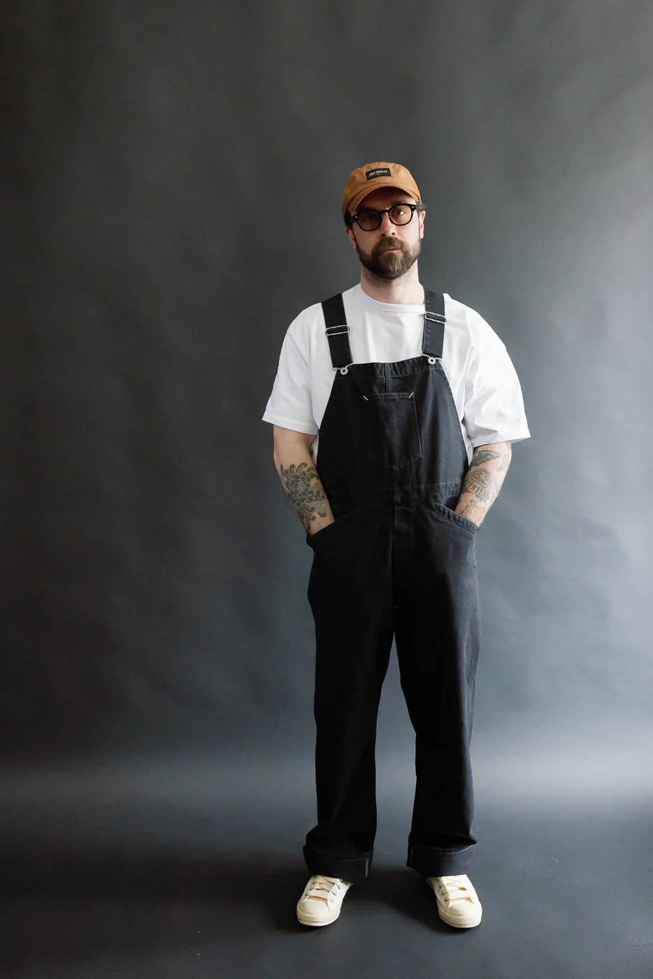 3401-PCB - Post 46 Overalls Pigment Dyed Canvas - Black - Image 11