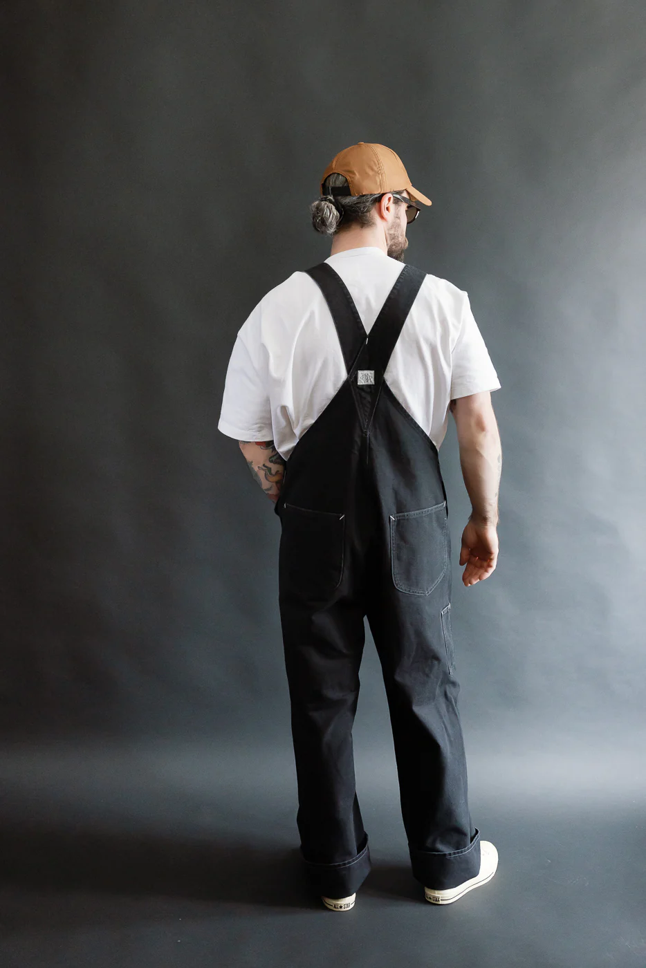 3401-PCB - Post 46 Overalls Pigment Dyed Canvas - Black - Image 13