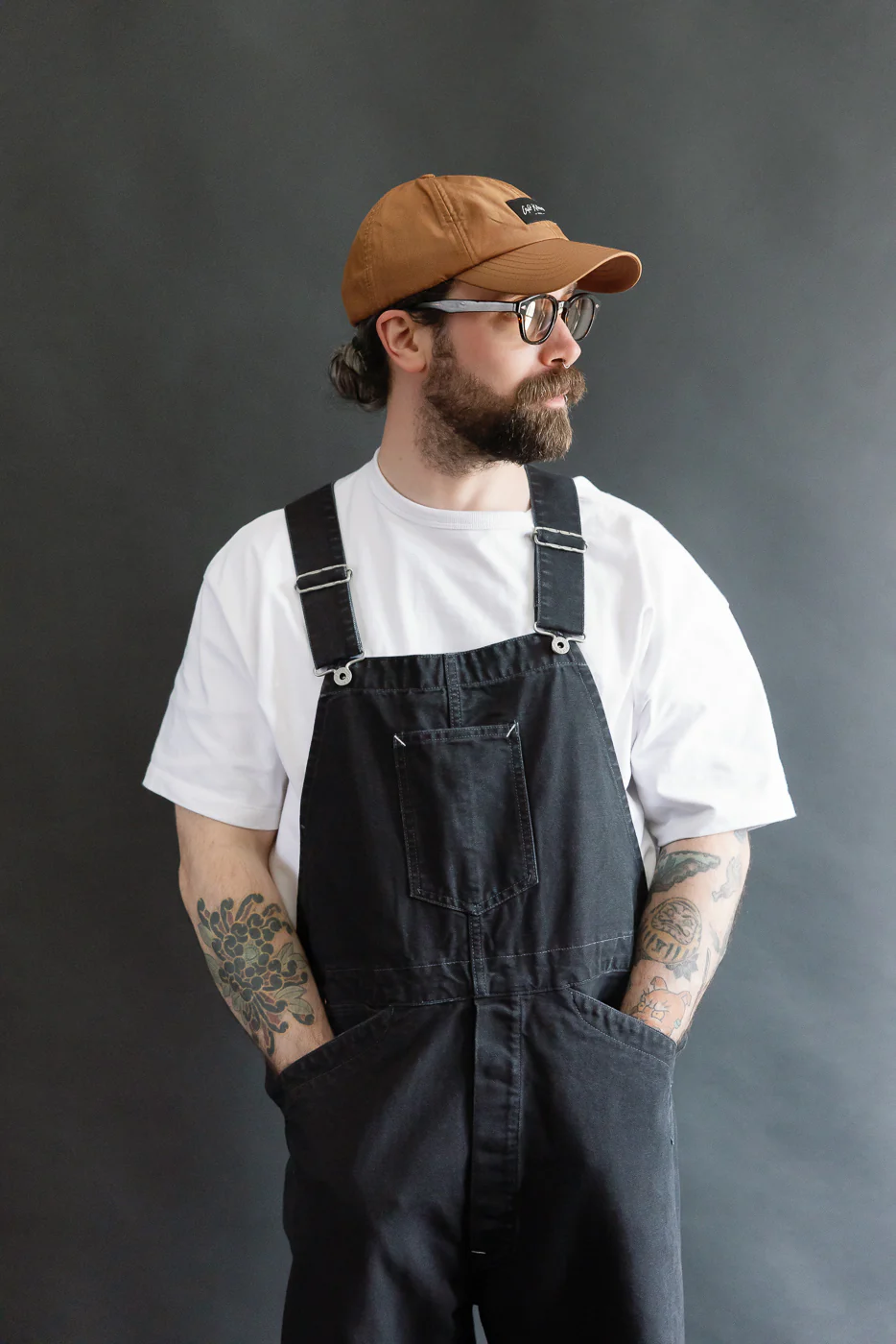 3401-PCB - Post 46 Overalls Pigment Dyed Canvas - Black - Image 14