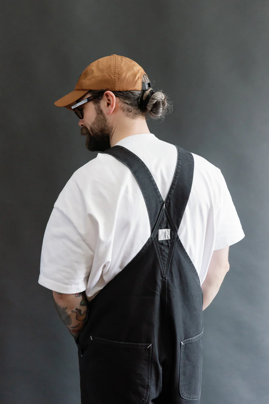 3401-PCB - Post 46 Overalls Pigment Dyed Canvas - Black - Image 16