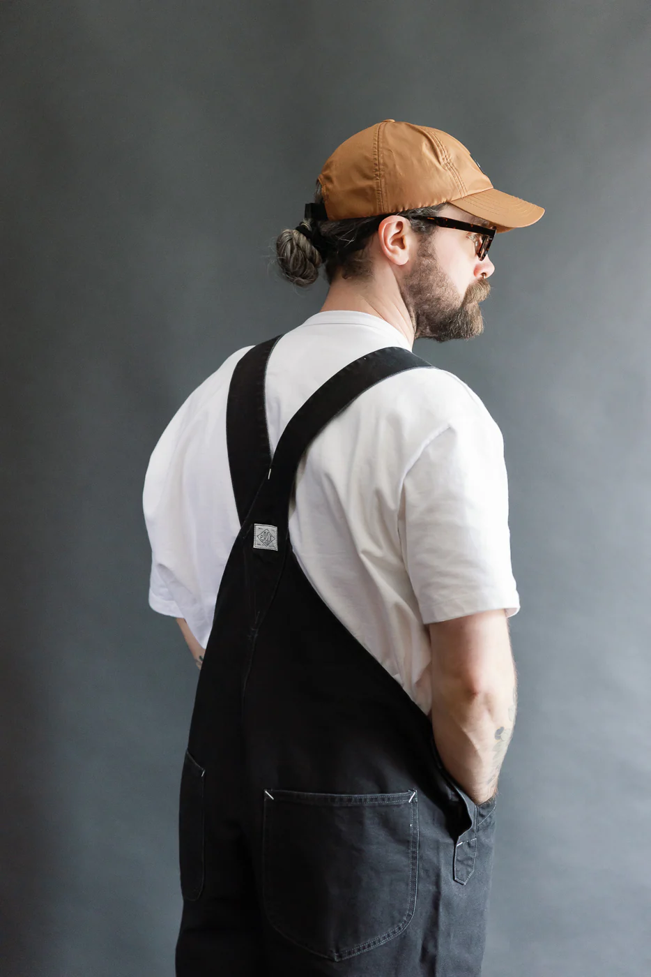 3401-PCB - Post 46 Overalls Pigment Dyed Canvas - Black - Image 17