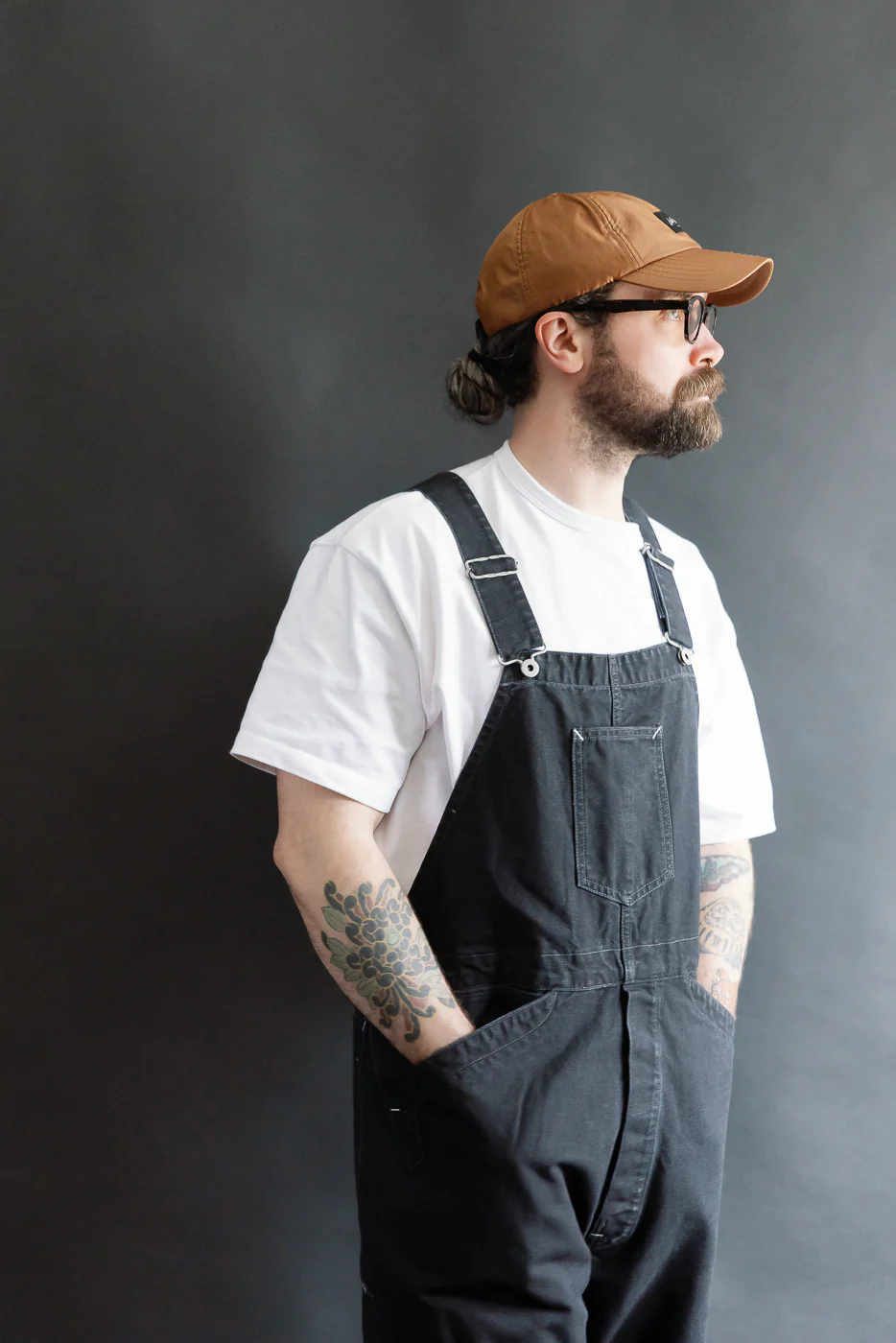 3401-PCB - Post 46 Overalls Pigment Dyed Canvas - Black - Image 18