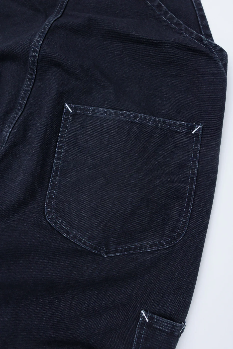 3401-PCB - Post 46 Overalls Pigment Dyed Canvas - Black - Image 8