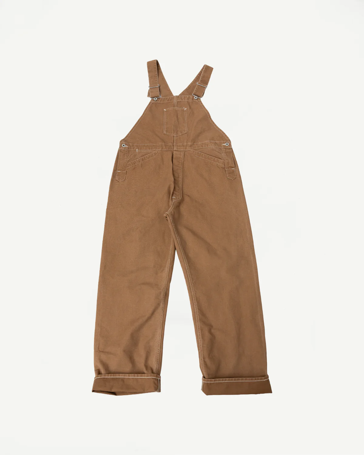 3401-PCR - Post 46 Overalls Pigment Dyed Canvas - Washed Brown