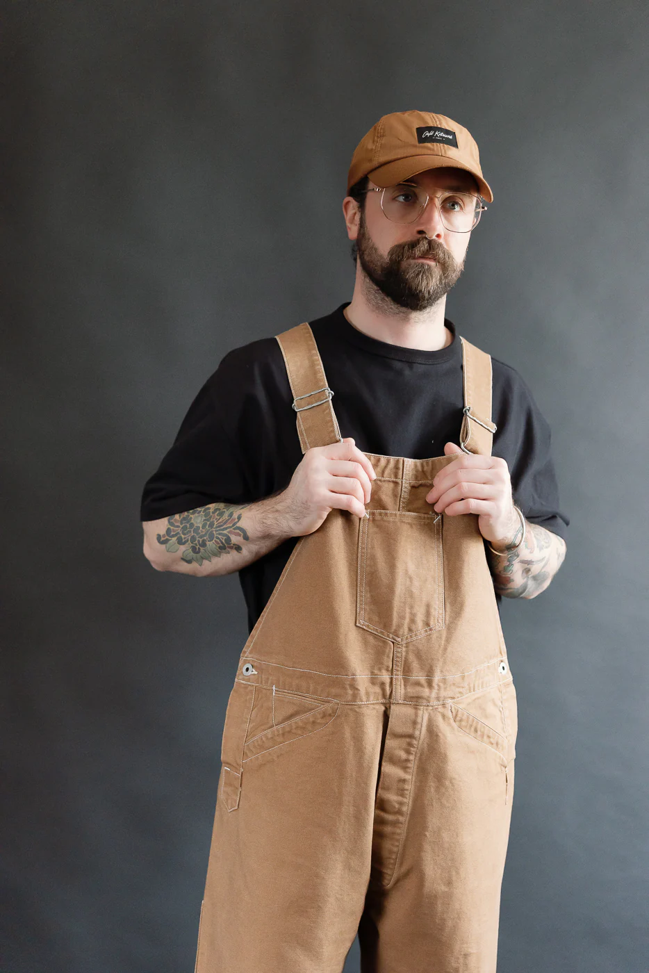 3401-PCR - Post 46 Overalls Pigment Dyed Canvas - Washed Brown - Image 19