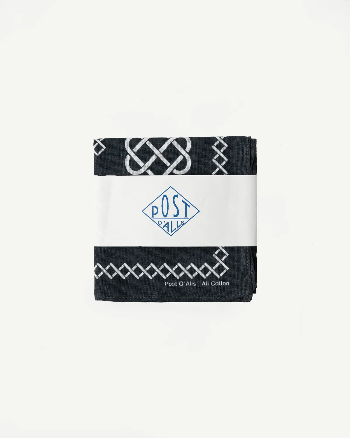 4003-CHA - Bandana Hankie Rope Design - Charcoal